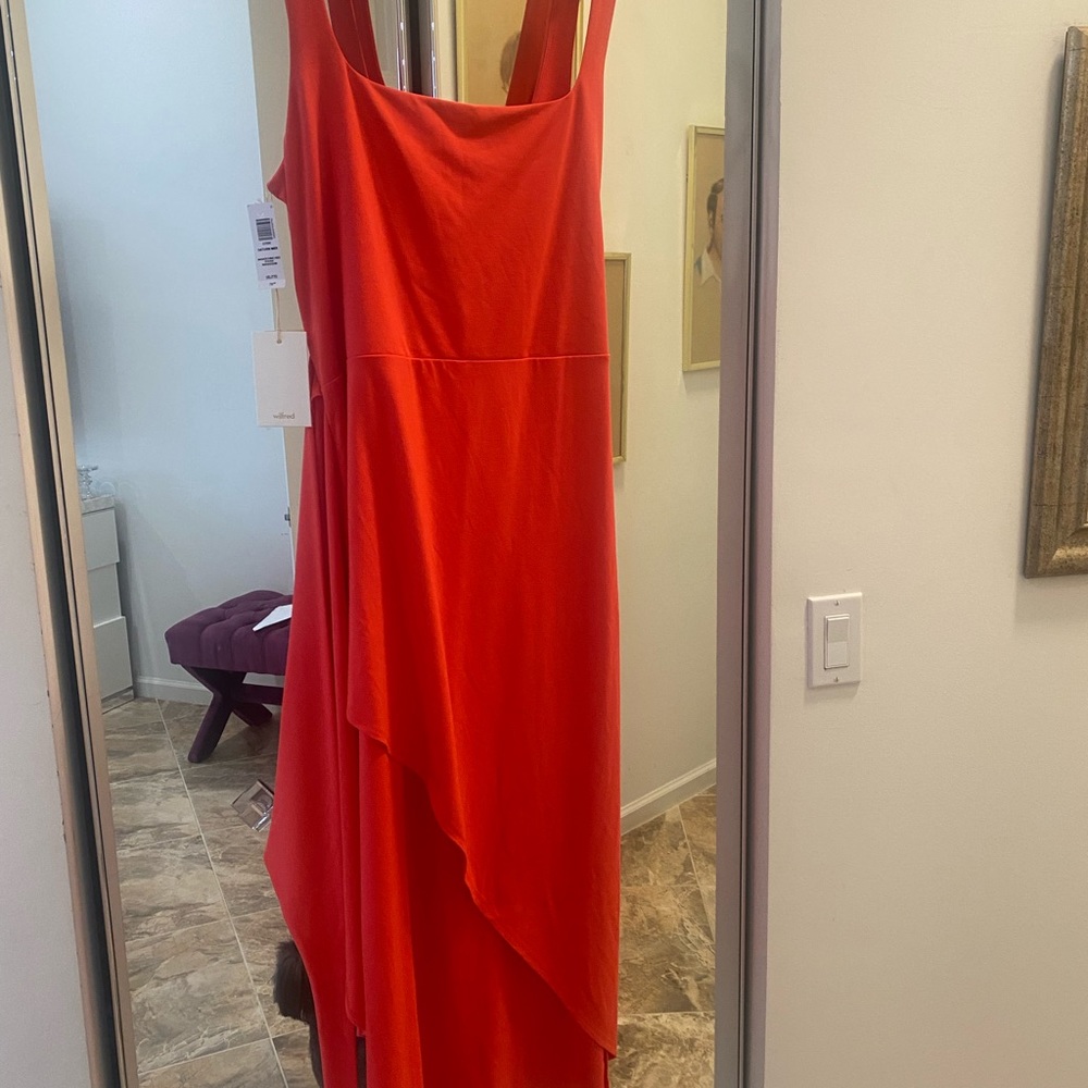 Aritzia Saturn Midi Maraschino RED Rouge Marasquin